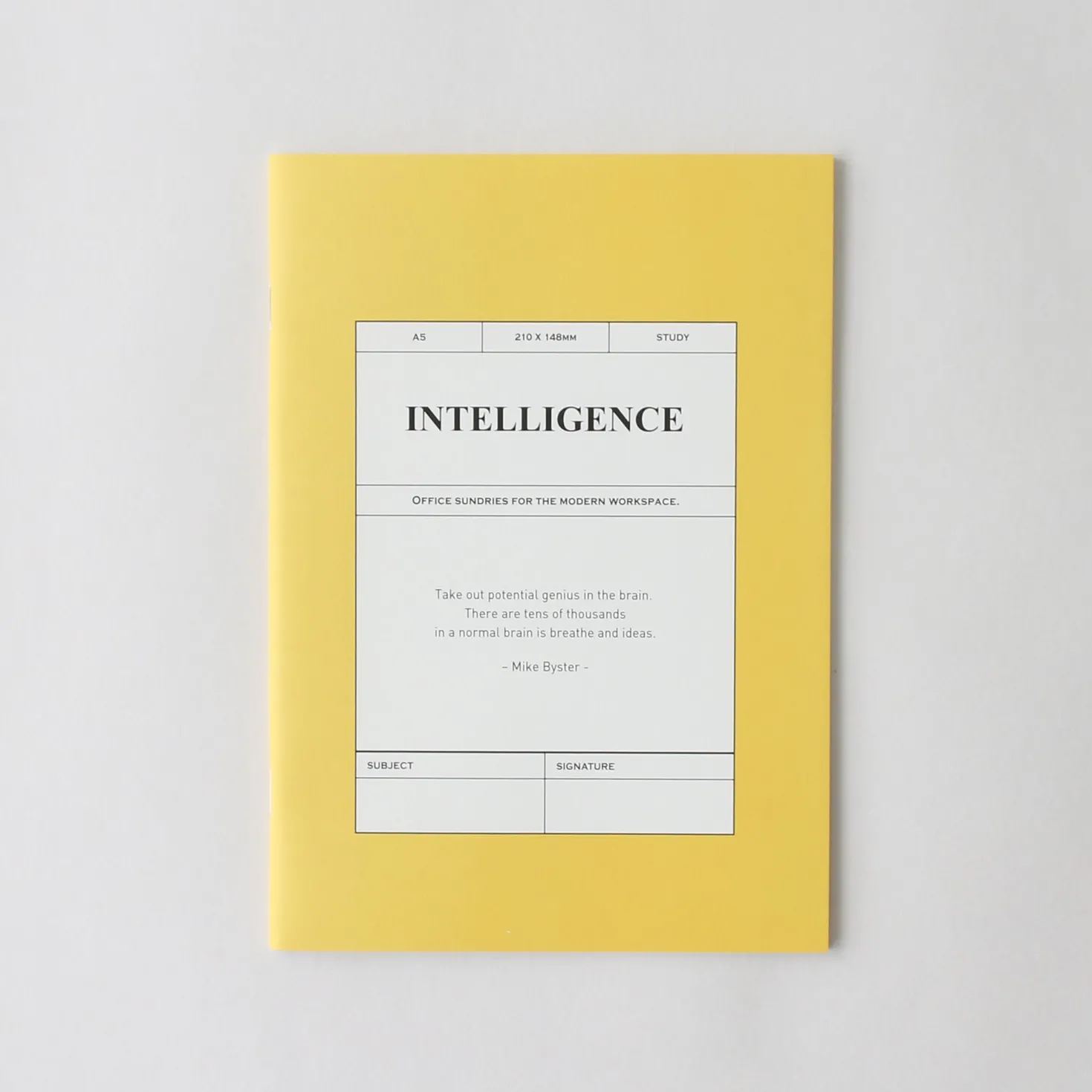 MYO A5 Study Notebook