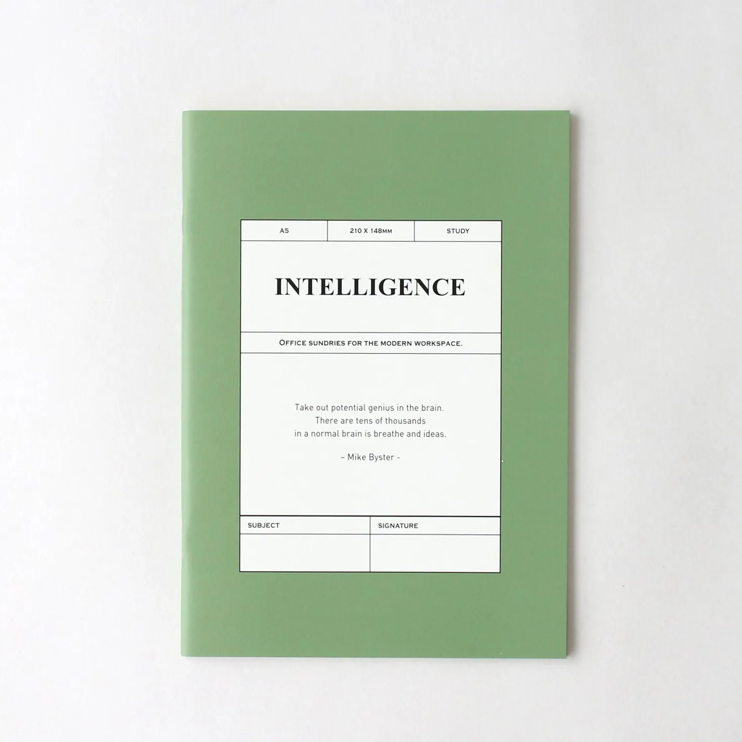 MYO A5 Study Notebook