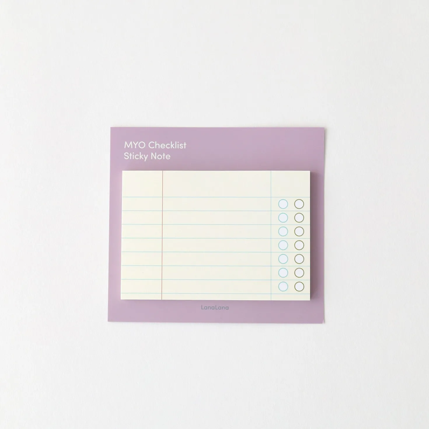 MYO Checklist Sticky Note