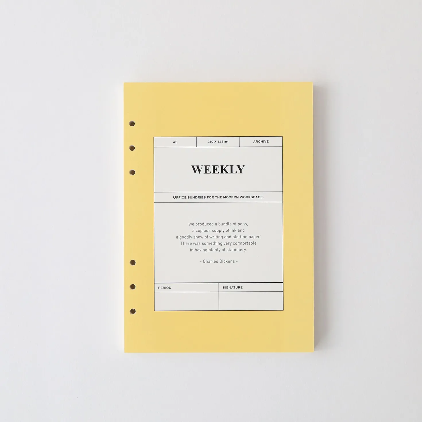 MYO 6 Ring A5 Planner Refill
