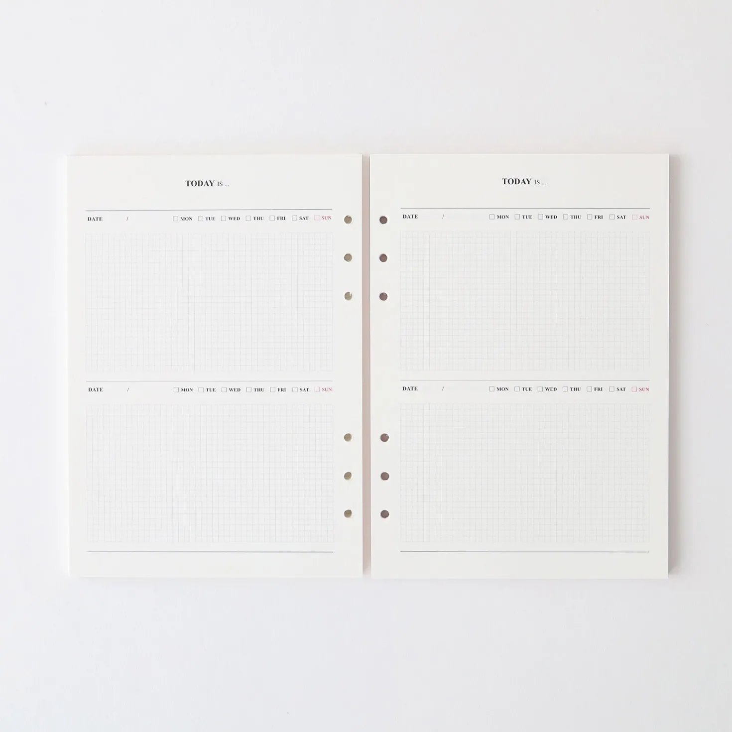 MYO 6 Ring A5 Planner Refill