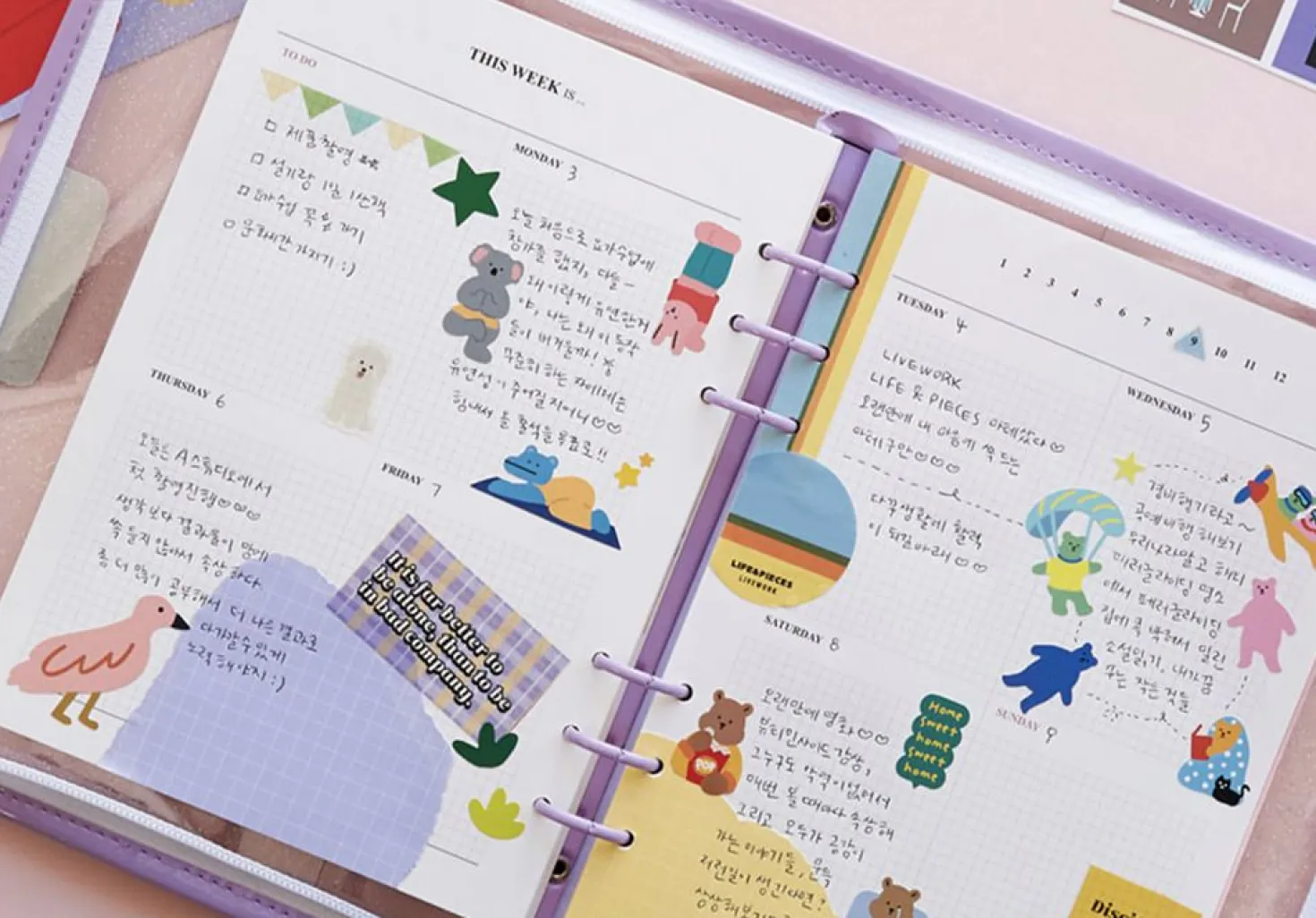 MYO 6 Ring A5 Planner Refill