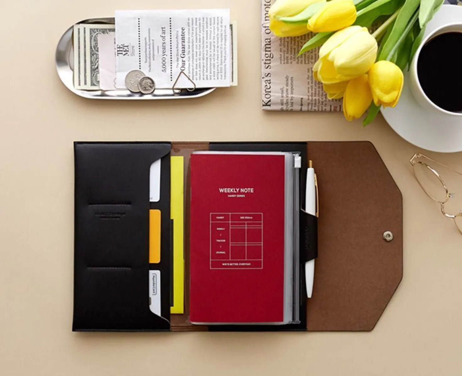 MYO Slim Button Planner Organizer