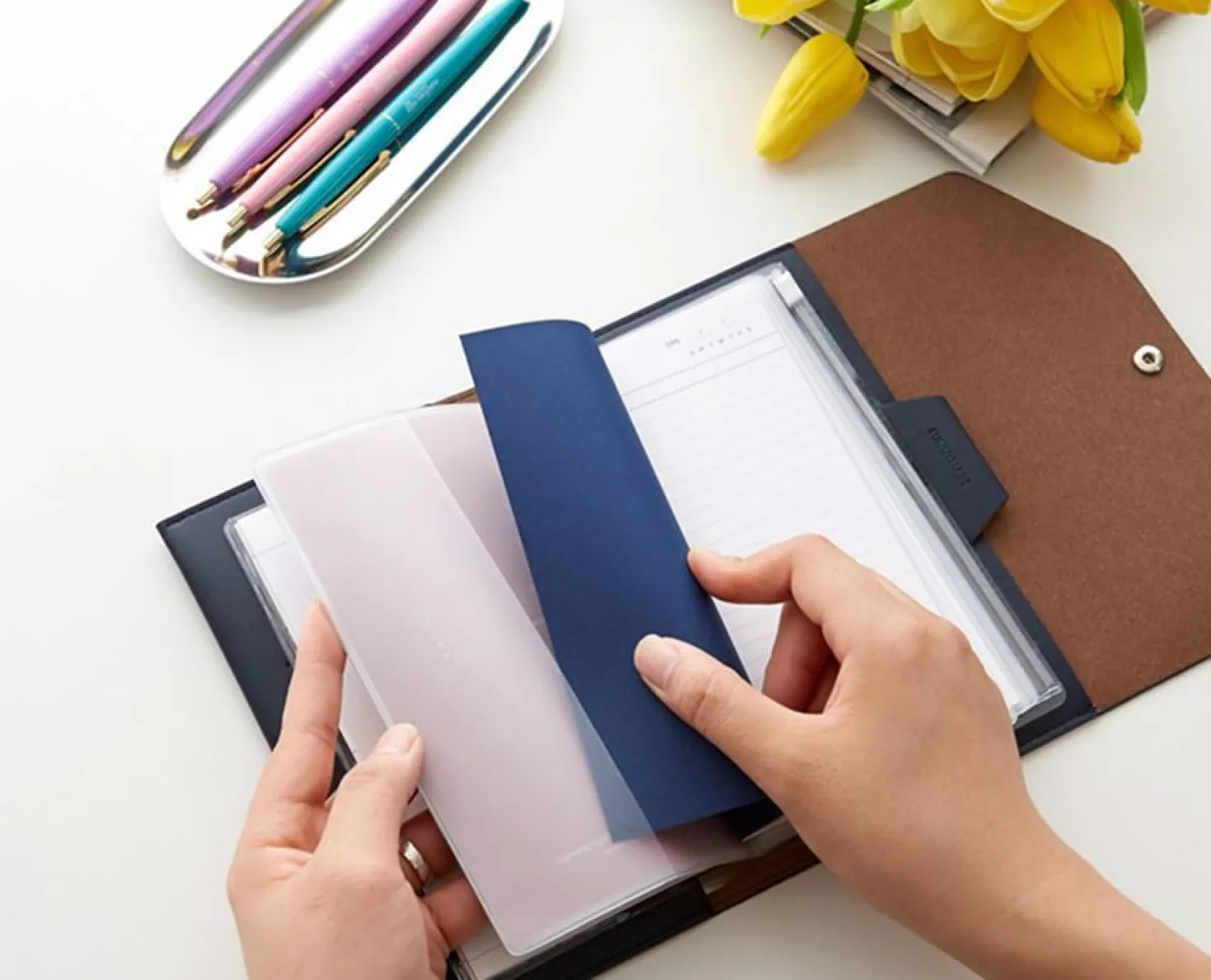 MYO Slim Button Planner Organizer
