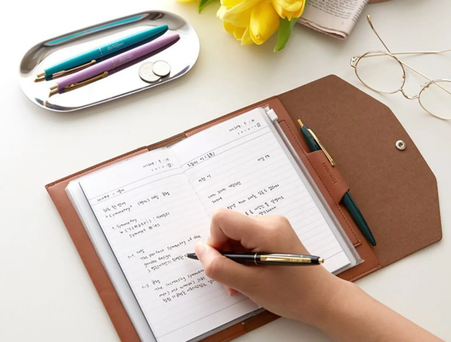 MYO Slim Button Planner Organizer