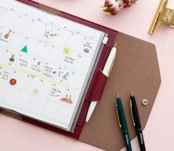 MYO Slim Button Planner Organizer