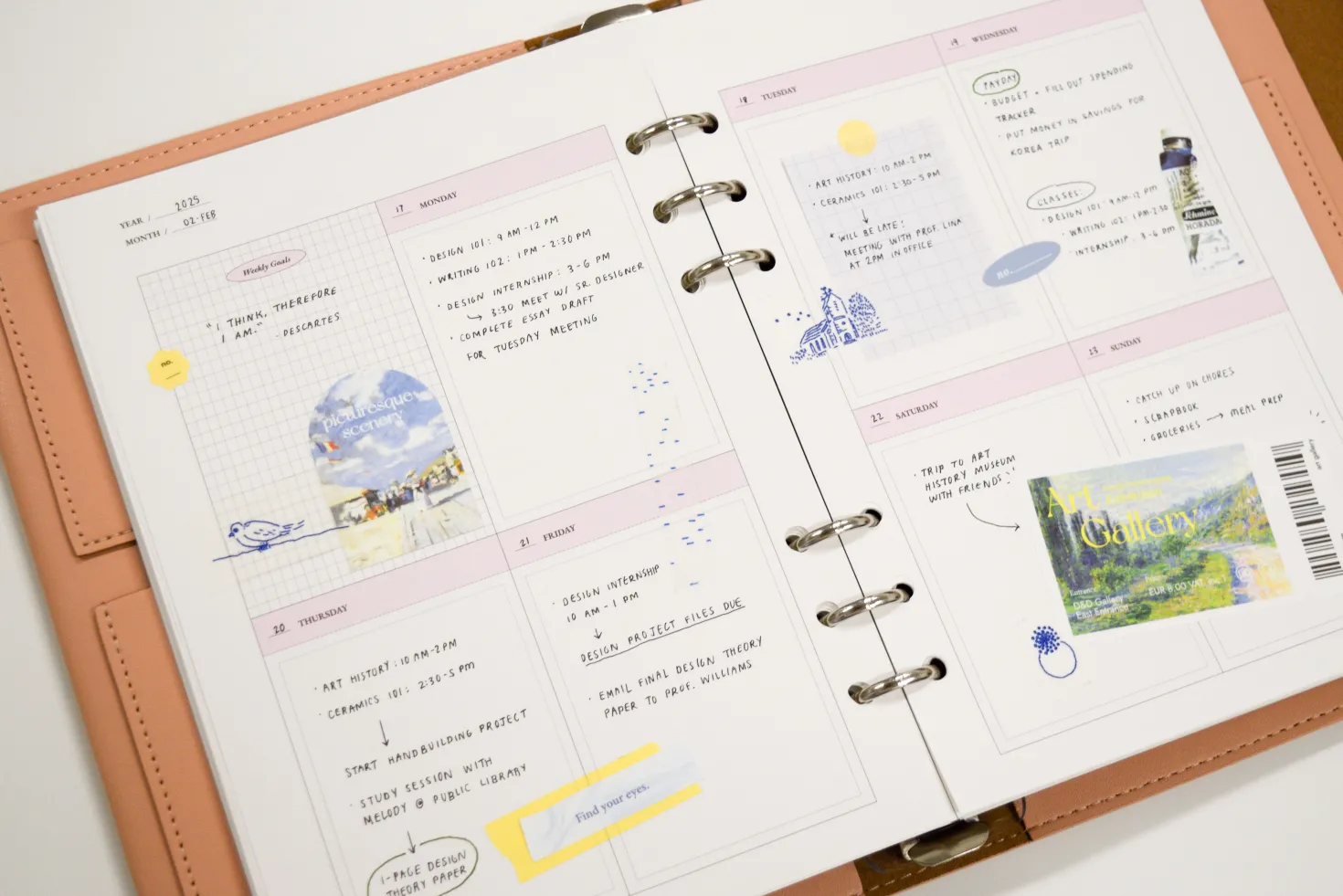 MYO Today 6 Ring A5 Planner Refill
