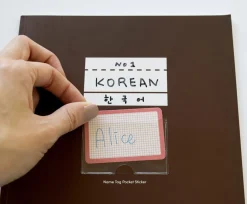 Name Tag Pocket Sticker