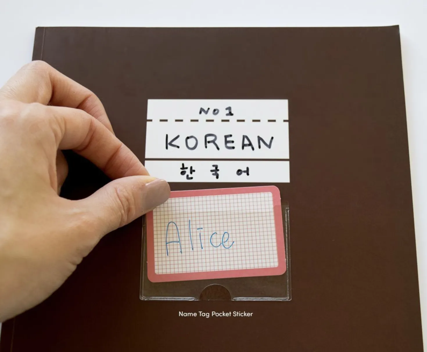 Name Tag Pocket Sticker