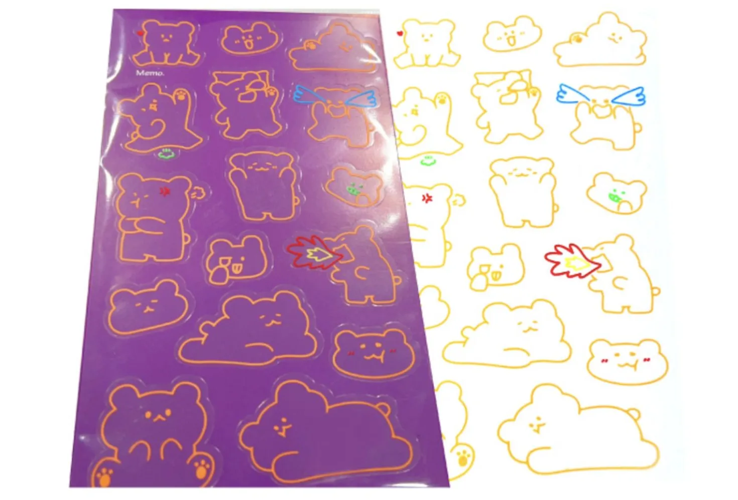 Neon Friends Deco Sticker