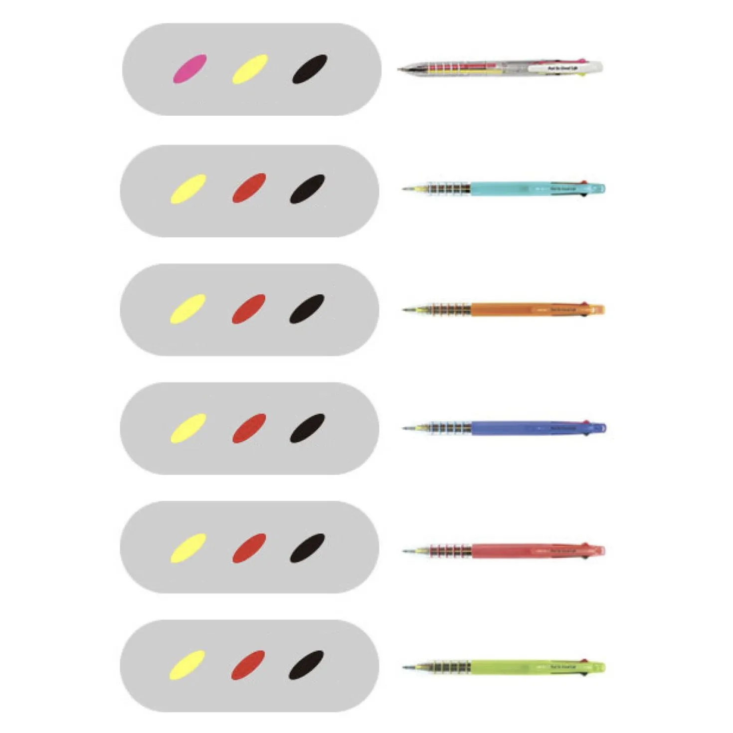 Neon Shine 3 Color Pen