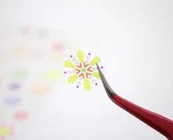 Neon Snowflake Deco Sticker