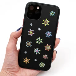 Neon Snowflake Deco Sticker