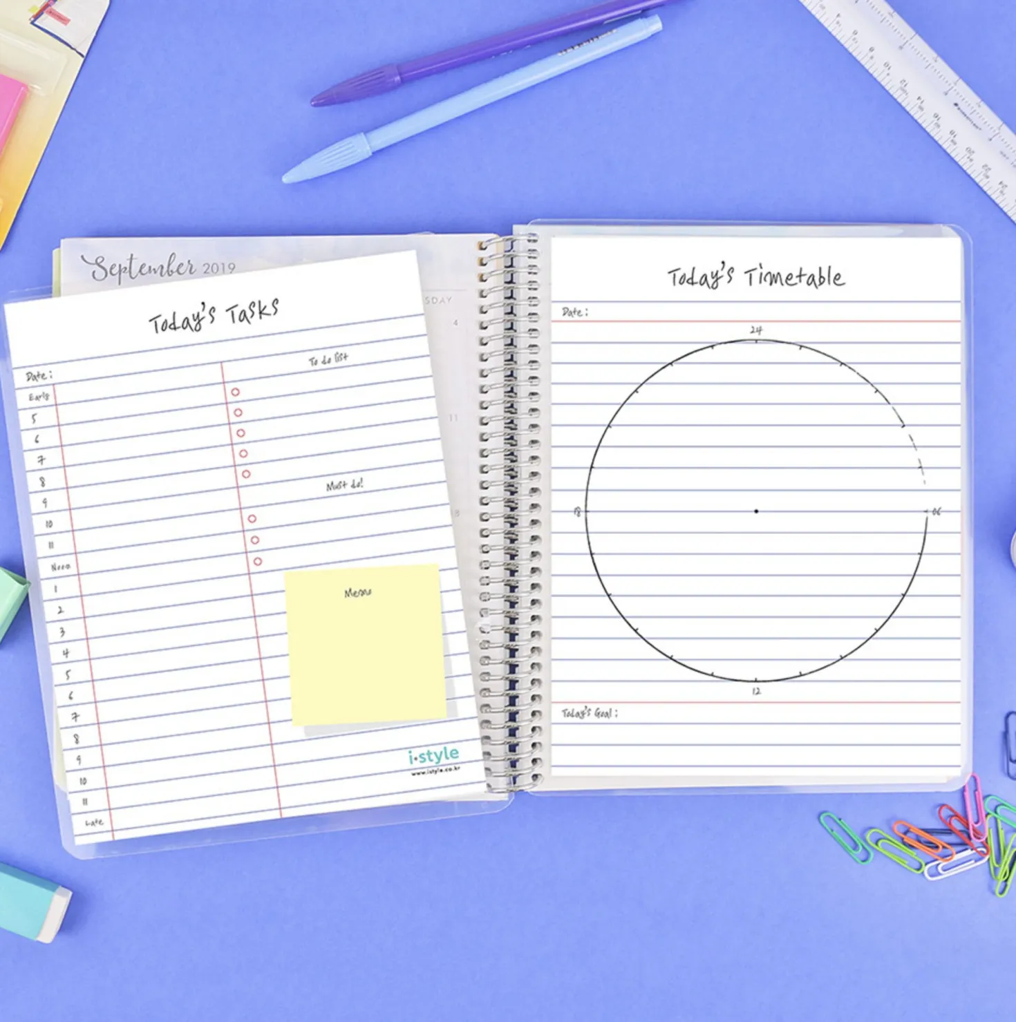 Notebook Attachable Wet Erase Board