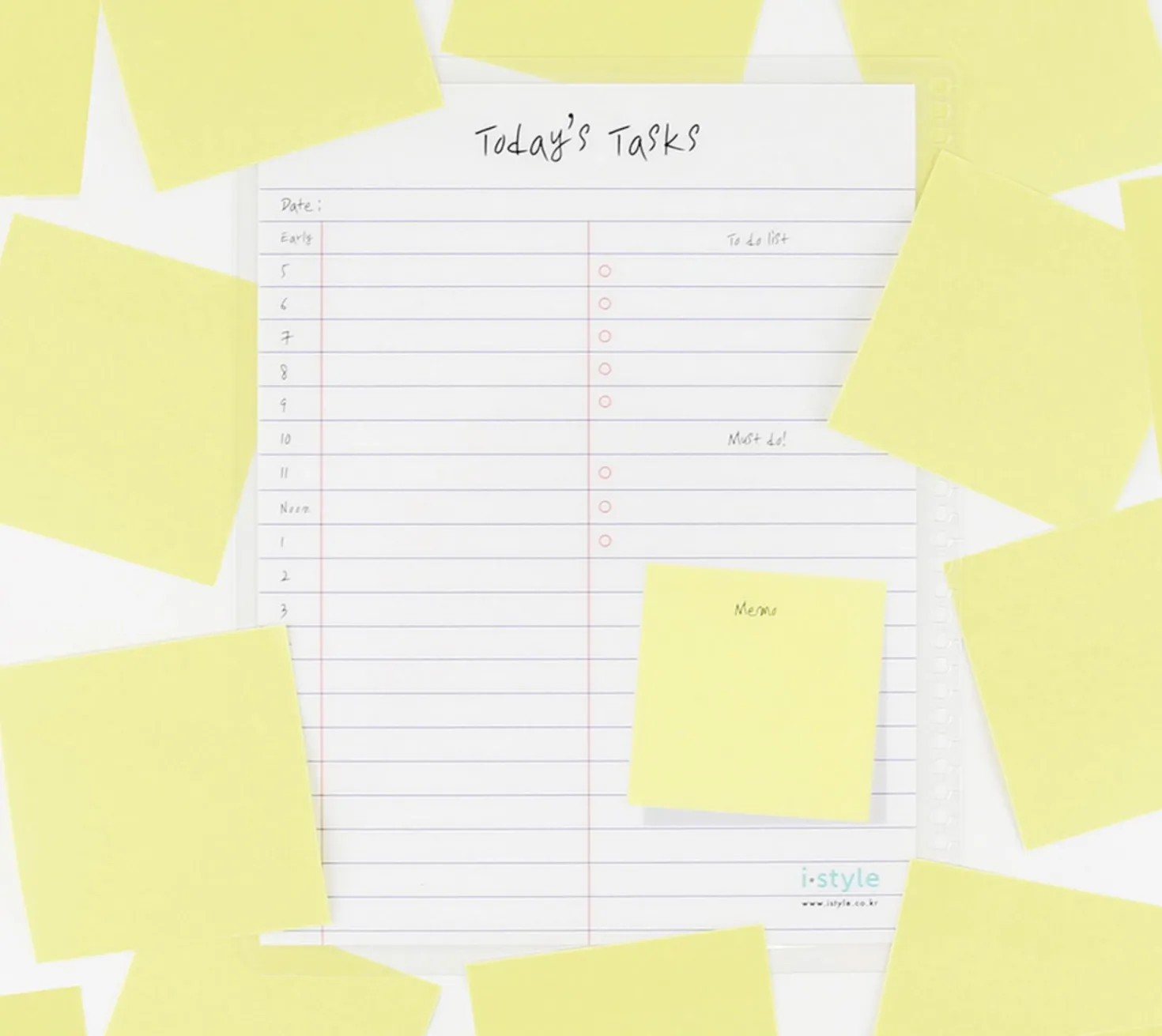 Notebook Attachable Wet Erase Board