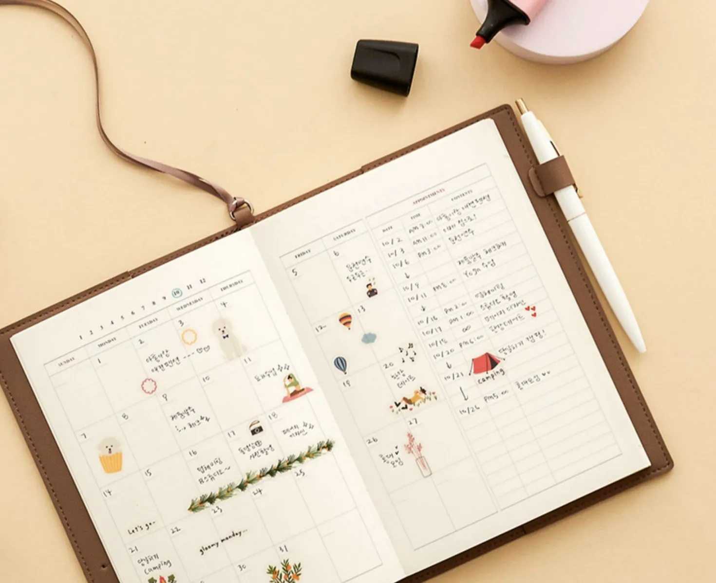 Objet Today Weekly Planner & Pen Set
