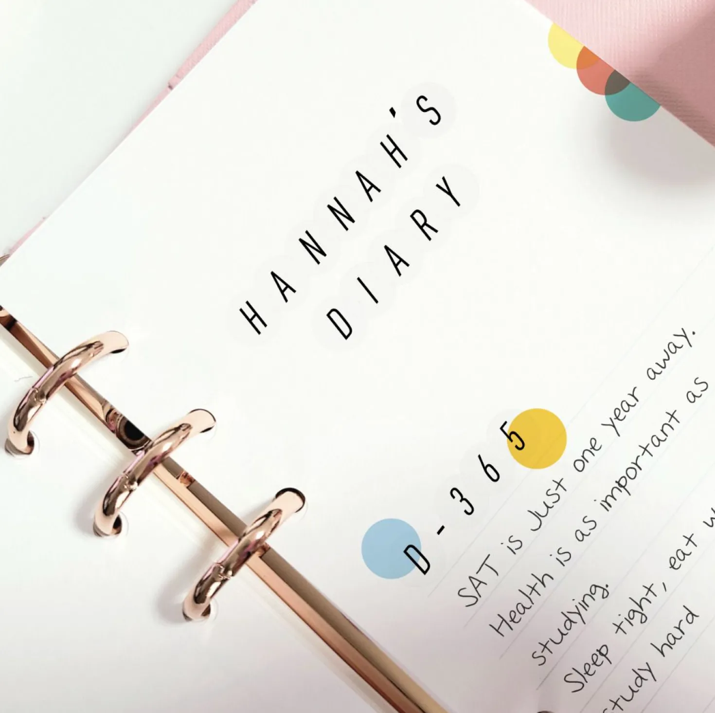 Office Alphabet PET Deco Sticker
