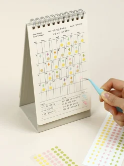 One Month Goal Tracker Standing Planner