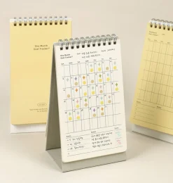 One Month Goal Tracker Standing Planner