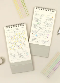 One Month Goal Tracker Standing Planner
