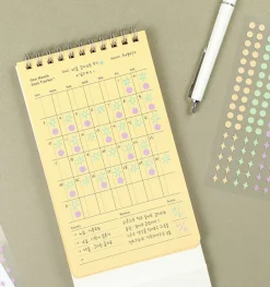 One Month Goal Tracker Standing Planner