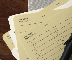 One Month Goal Tracking Sheets
