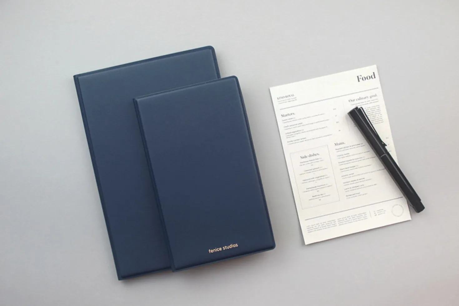 One Tone Slim Notepad Organizer