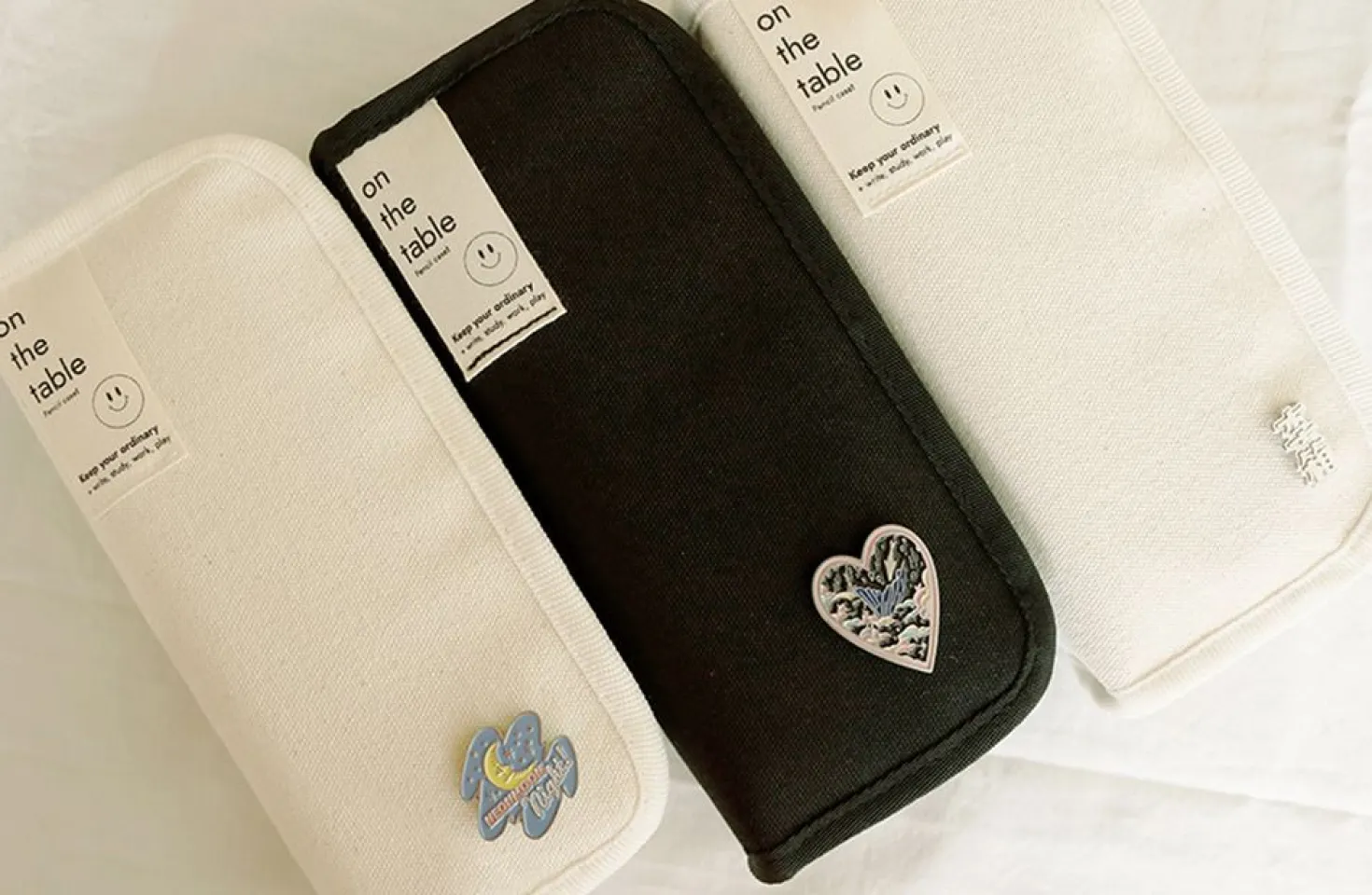 On the Table Canvas Pen Pouch