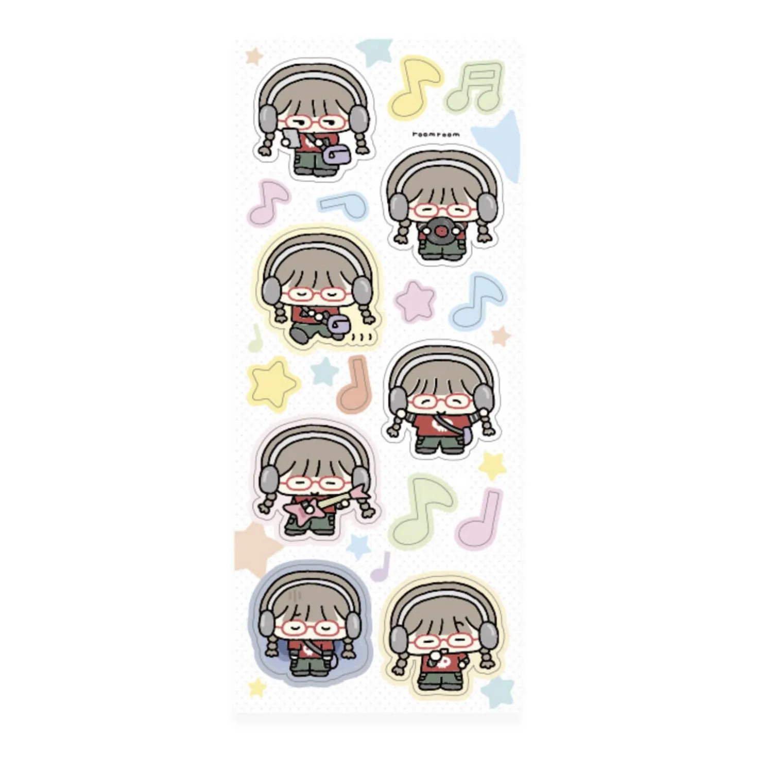 Otaku Girl Deco Sticker