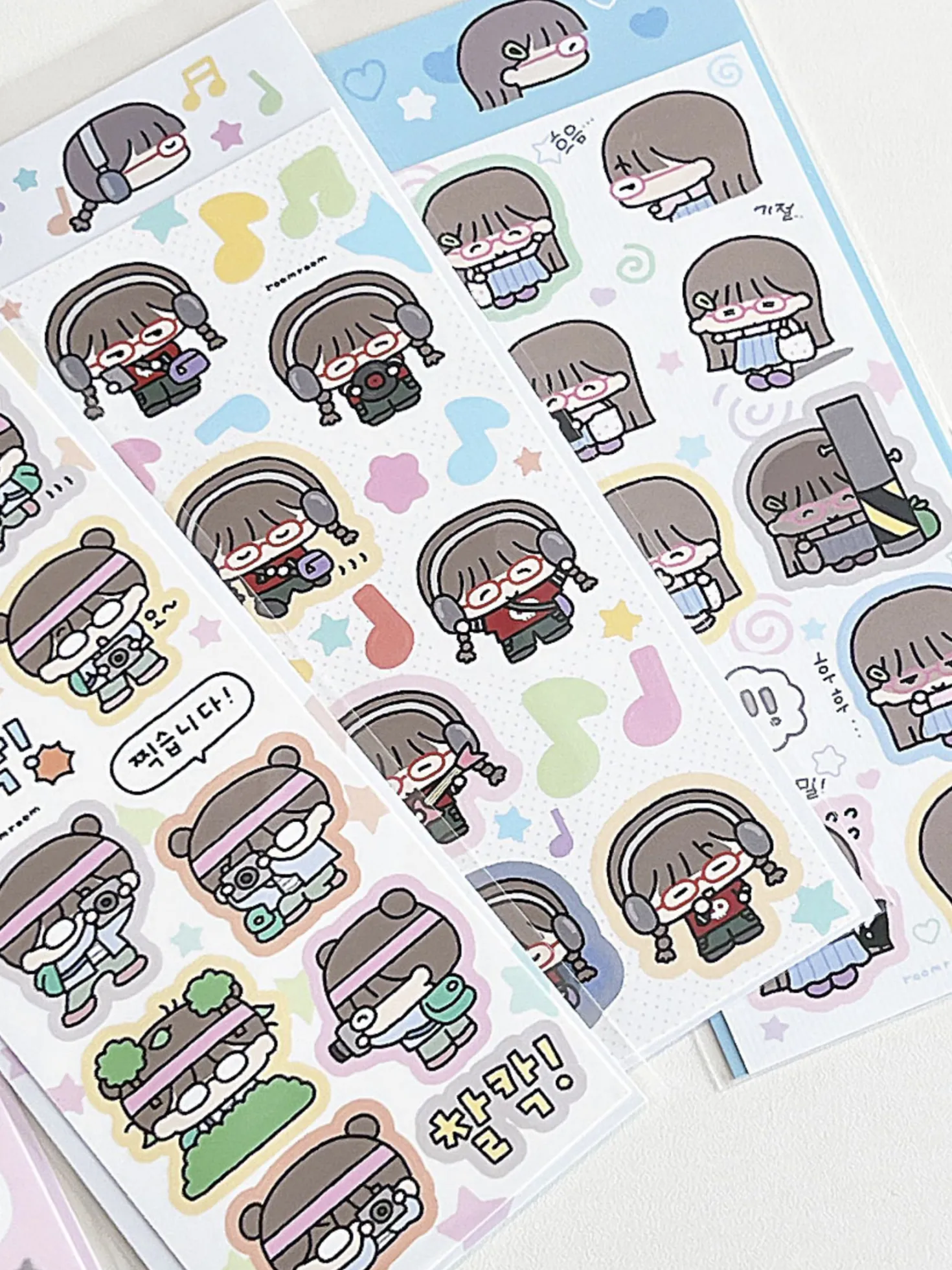 Otaku Girl Deco Sticker