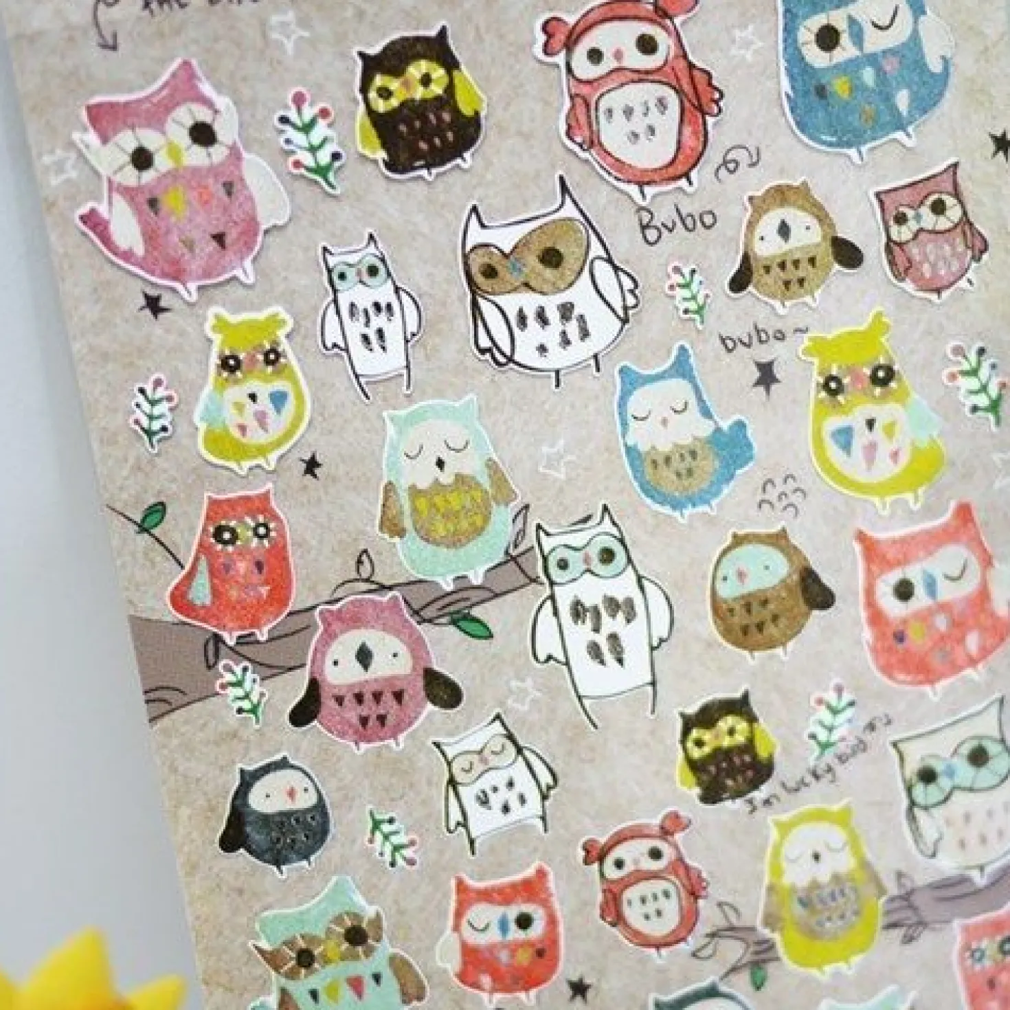 Owl Deco Sticker