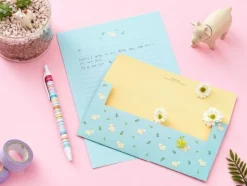 Pastel Animal Letter Set