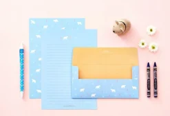 Pastel Animal Letter Set