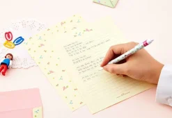 Pastel Animal Letter Set