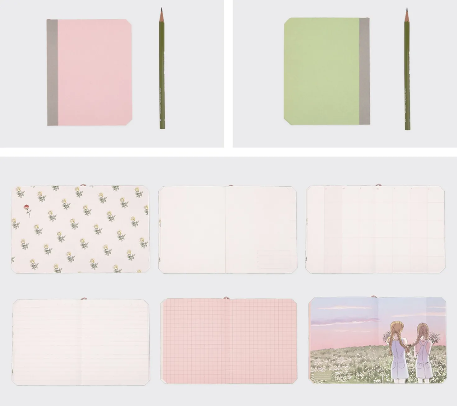 Pastel Edge Monthly Planner