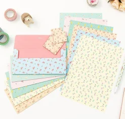 Pastel Floral Letter Set