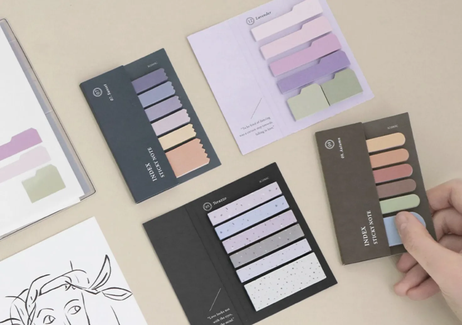 Pastel Index Sticky Note v2