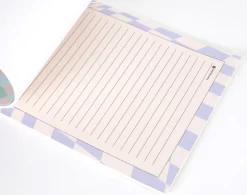Pastel Pattern Letter Notepad