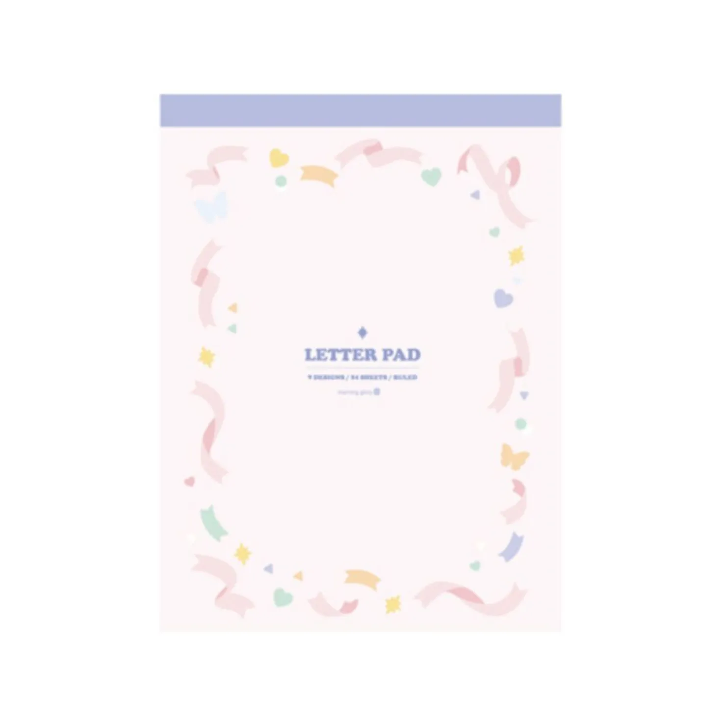 Pastel Pattern Letter Notepad