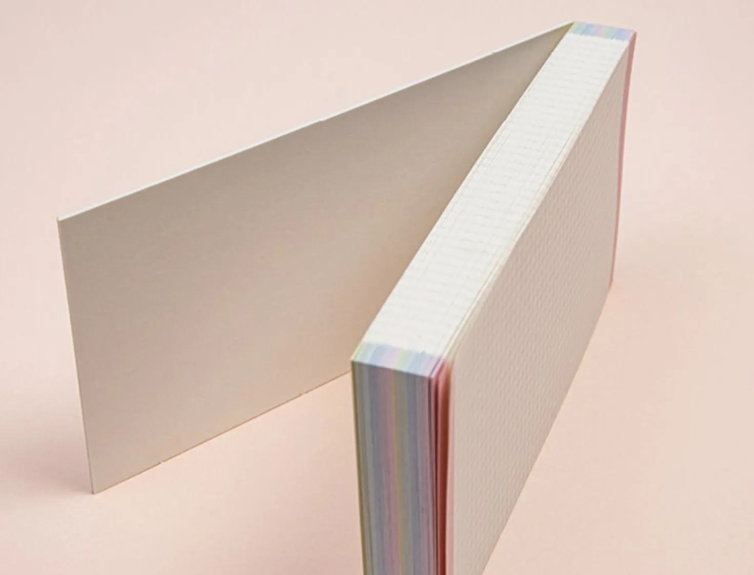Pastel Rainbow Grid Memo Pad