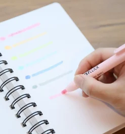 Pastel Retractable Highlighter Set