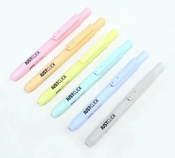 Pastel Retractable Highlighter Set