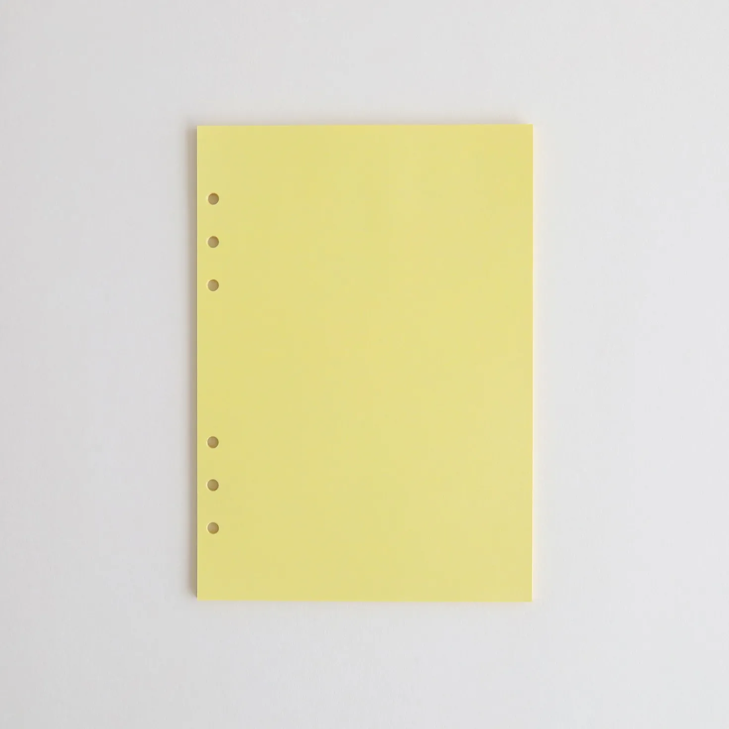 Pastel 6 Ring A5 Plain Note Refill