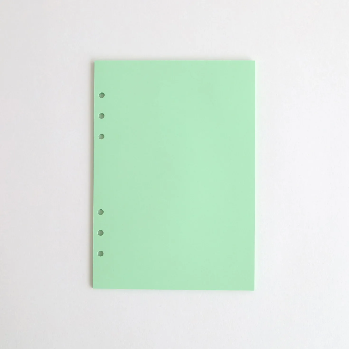 Pastel 6 Ring A5 Plain Note Refill