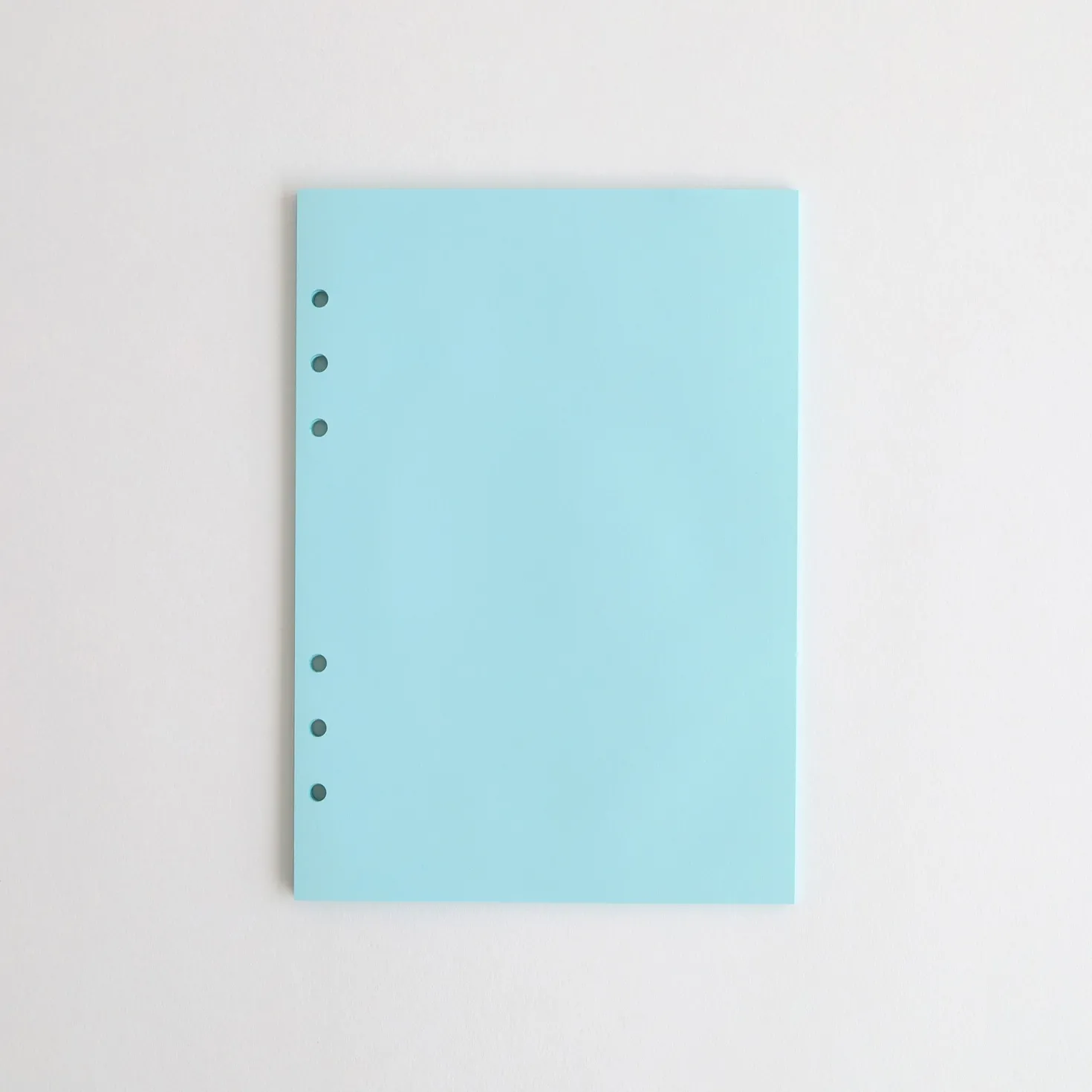 Pastel 6 Ring A5 Plain Note Refill