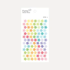Pastel Star PVC Sticker