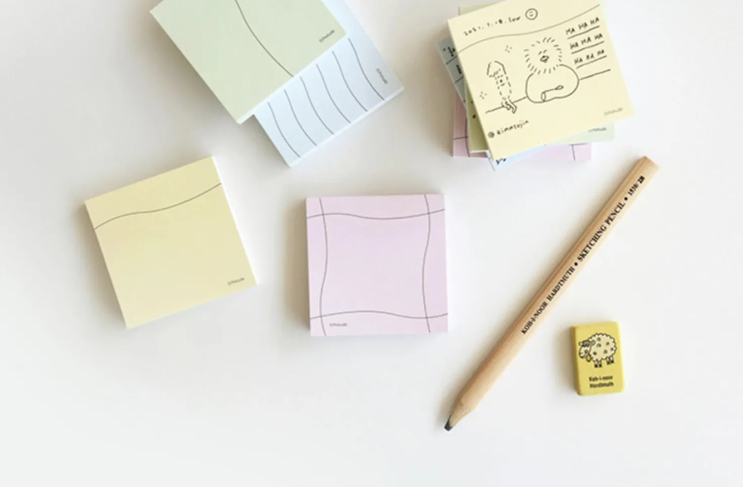 Pastel Wave Sticky Note