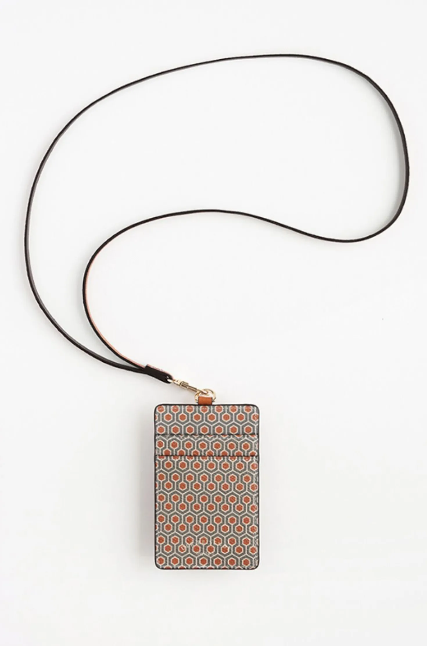 Pattern Card Holder & Neck Strap Set