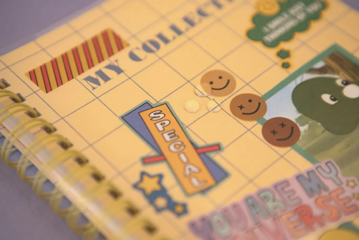 Pattern Check Double-sided Sticker Book