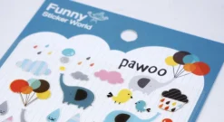 Pawoo Elephant Epoxy Sticker